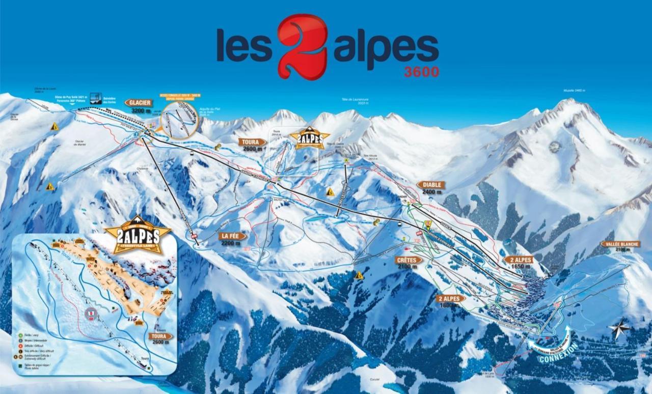 Villa Le Ponteil Les Deux Alpes Eksteriør billede